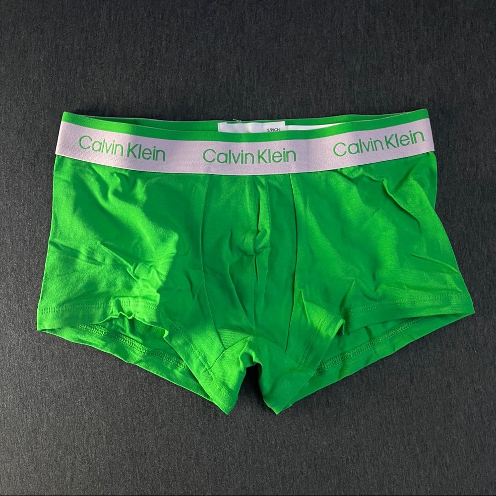 Calvin Klein Low Rise Trunk Green (S)